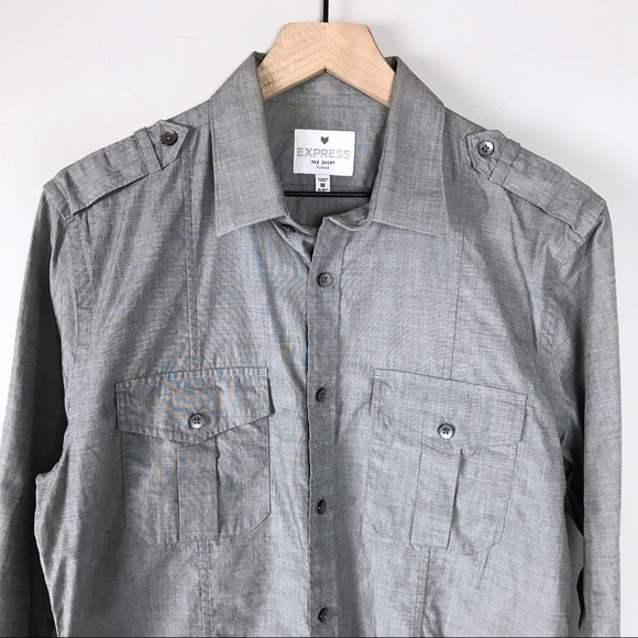 Express Mk2 Mens Military Style Shirt 